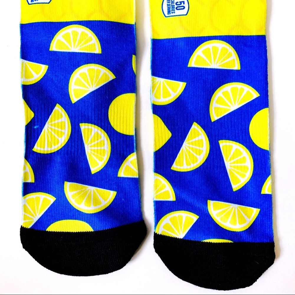 New Odd Sox Lemonhead Lemon Candy Crew Socks - Picture 5 of 8